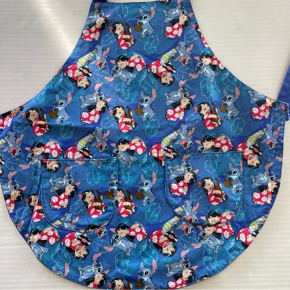 Lolo Stich Child Apron Adjustable Reversible 2 Pocket Lined. - Picture 6 of 6